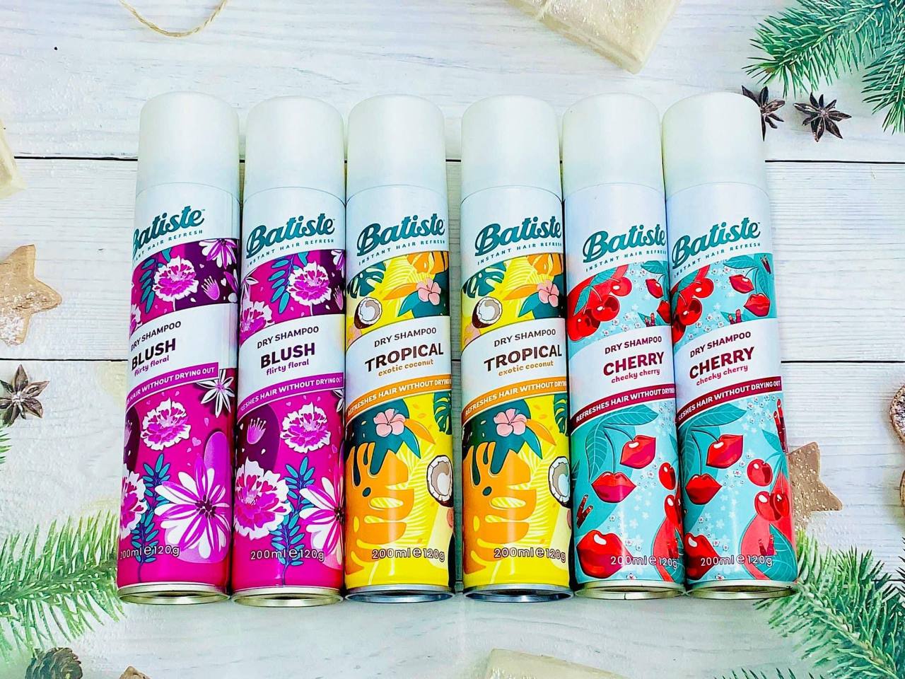 Dầu Gội Khô Batiste Dry Shampoo 200ml