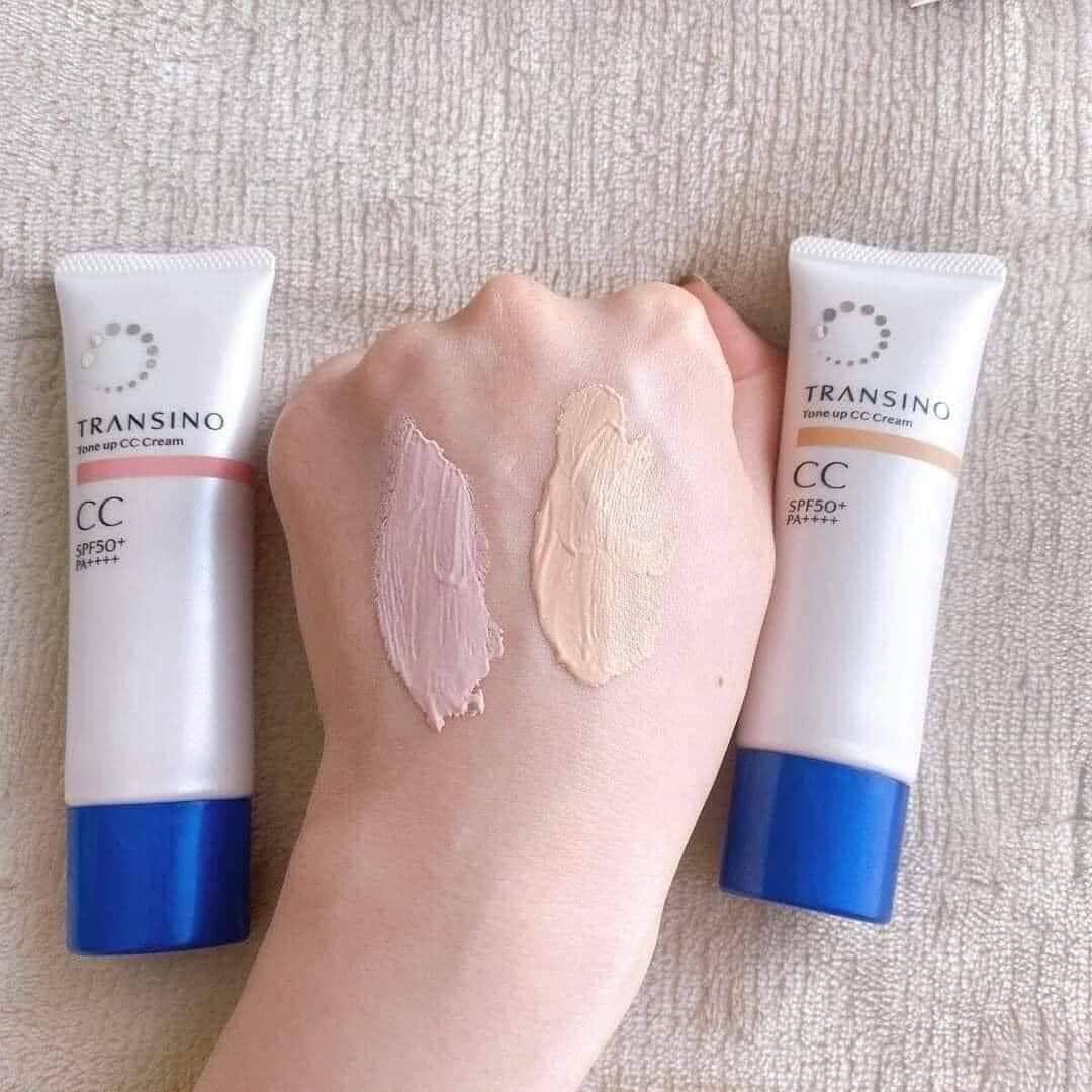 Kem nền trang điểm CC Transino có chống nắng