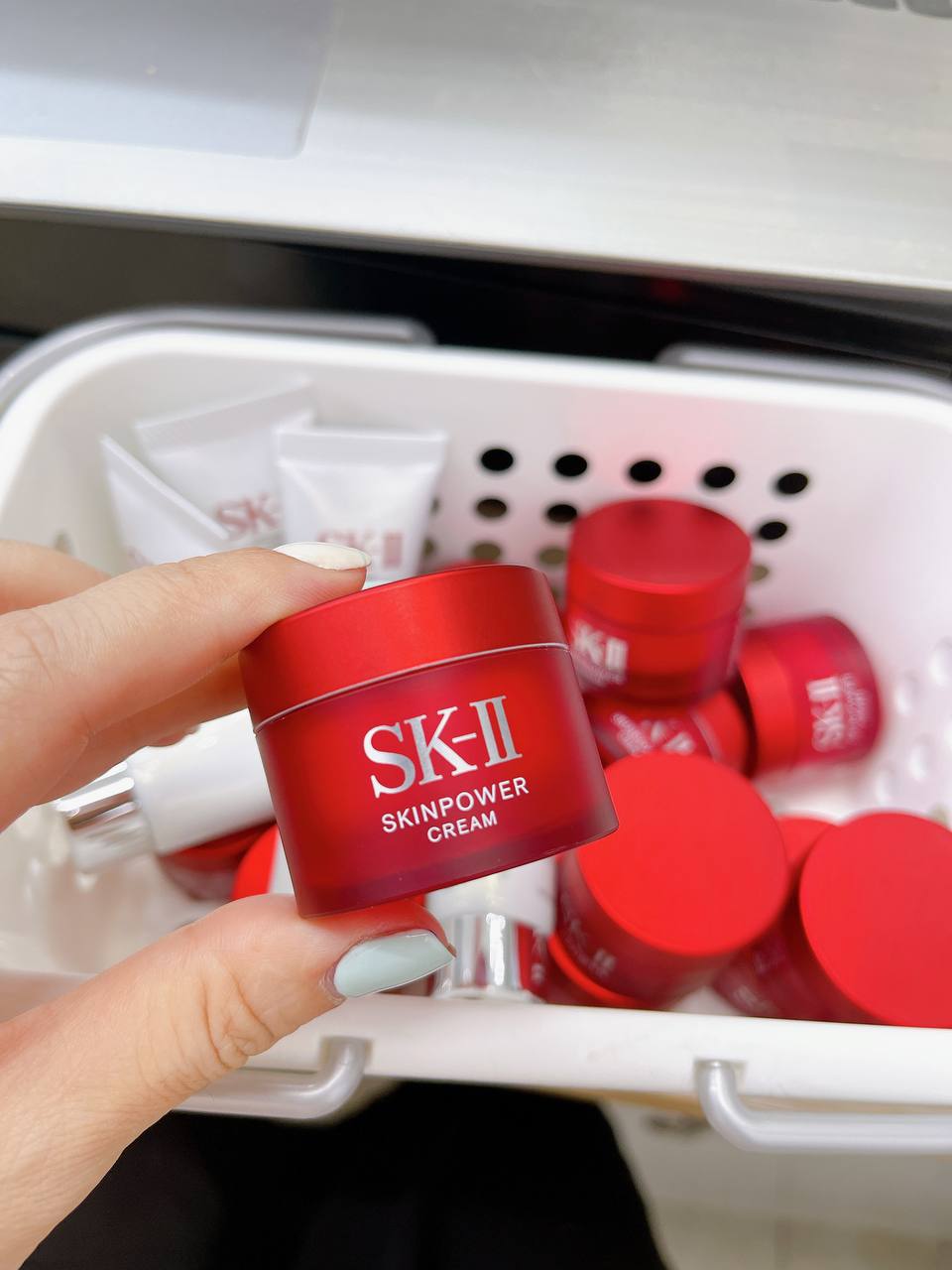 Kem dưỡng chống lão hoá SKII Skinpower Cream mini 15gr nội địa Nhật Bản