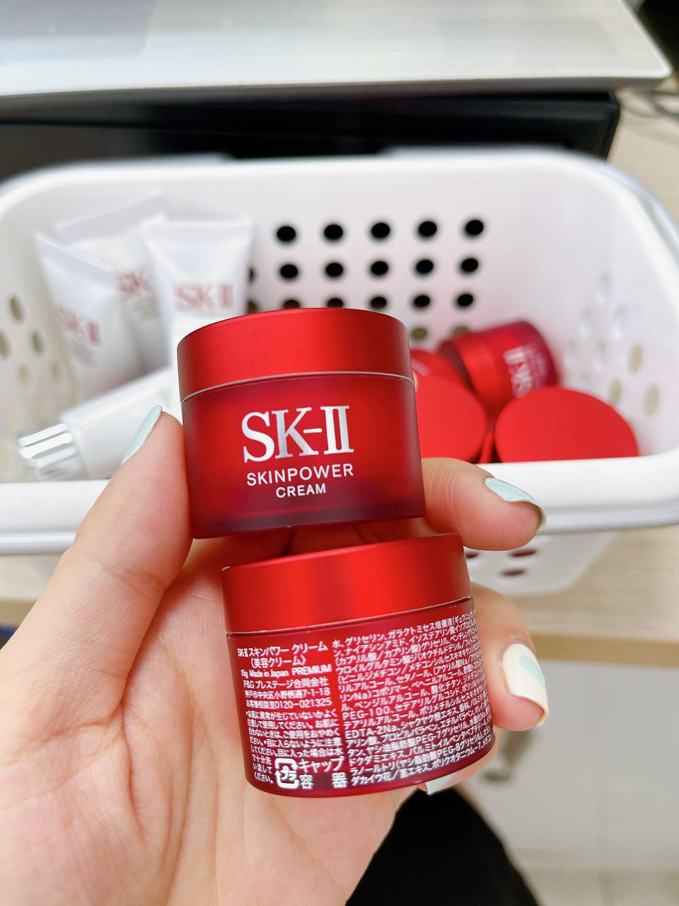 Kem dưỡng chống lão hoá SKII Skinpower Cream mini 15gr nội địa Nhật Bản