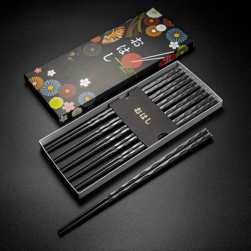 Đũa kháng khuẩn Shikisai - hộp 5 đôi