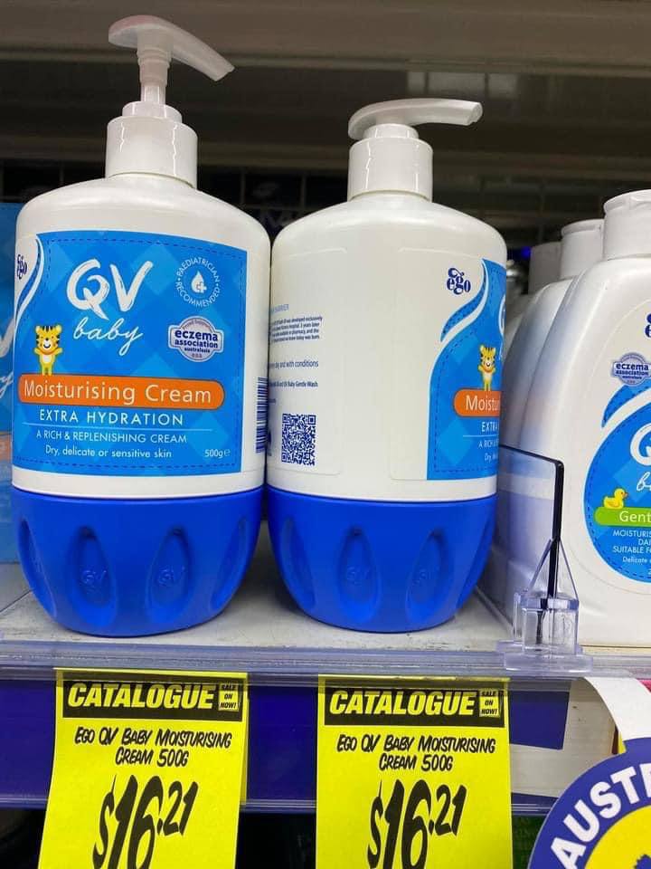 Kem dưỡng ẩm QV Baby 250gr Úc