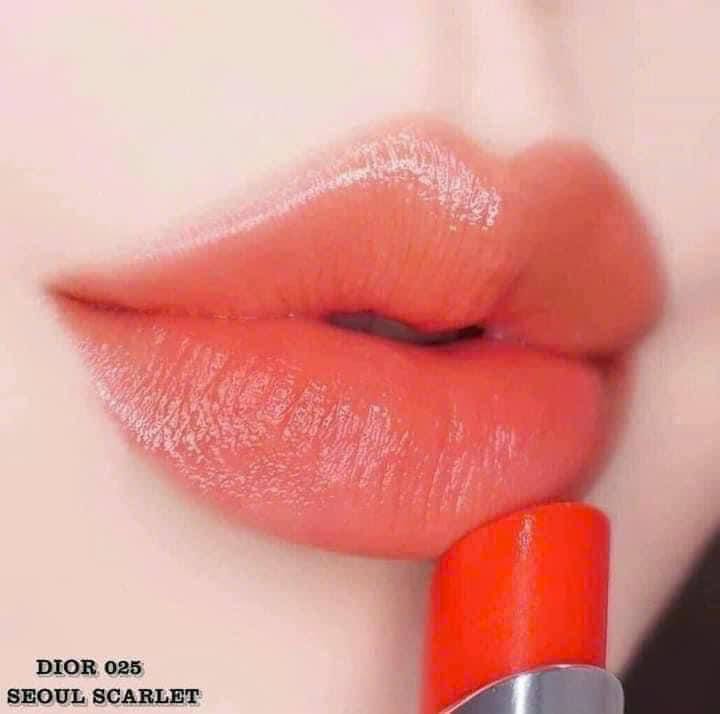 Son dưỡng Dior thỏi full 025 màu đỏ cam