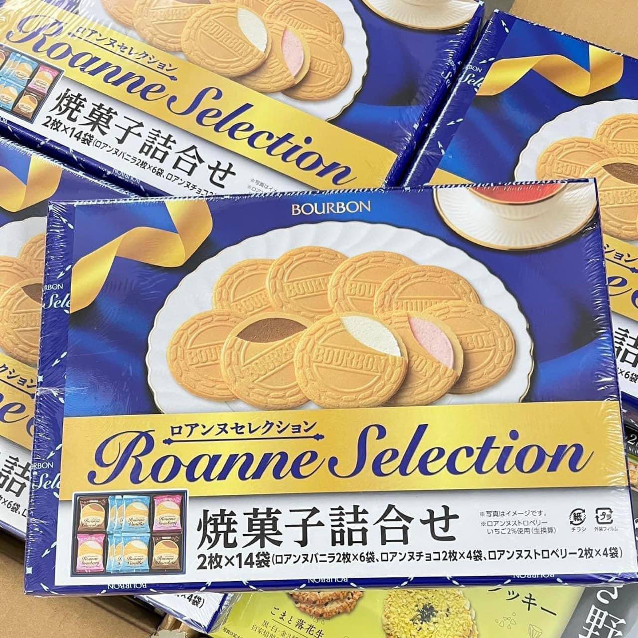 Bánh kẹp Bourbon Roanne Selection Nhật Bản