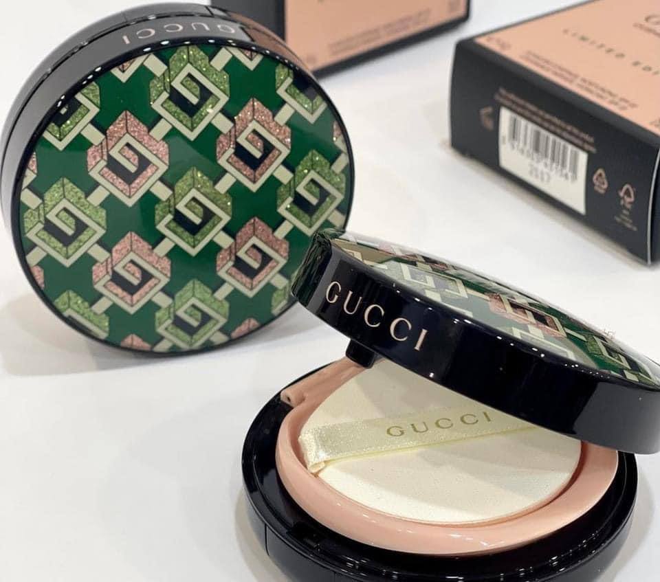 Phấn nước Cushion Gucci limited phiên bản vỏ xanh 14gr