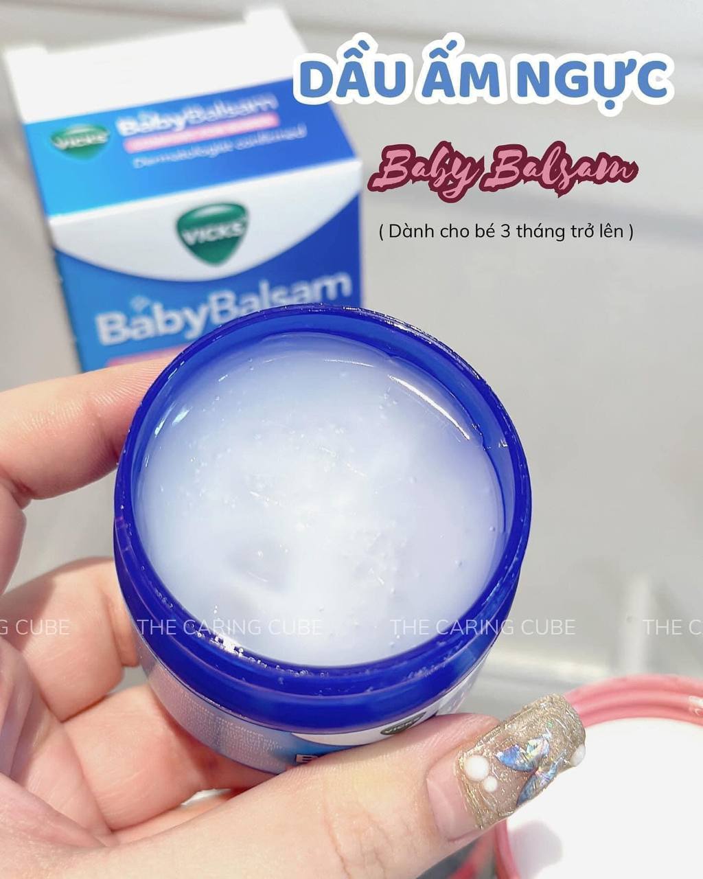 Kem bôi giữ ấm ngực giảm ho BabyBalsam Vicks 50g