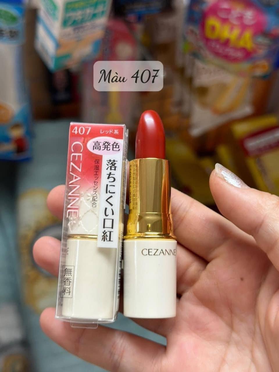 Son Cezanne màu 407 cam đỏ cháy