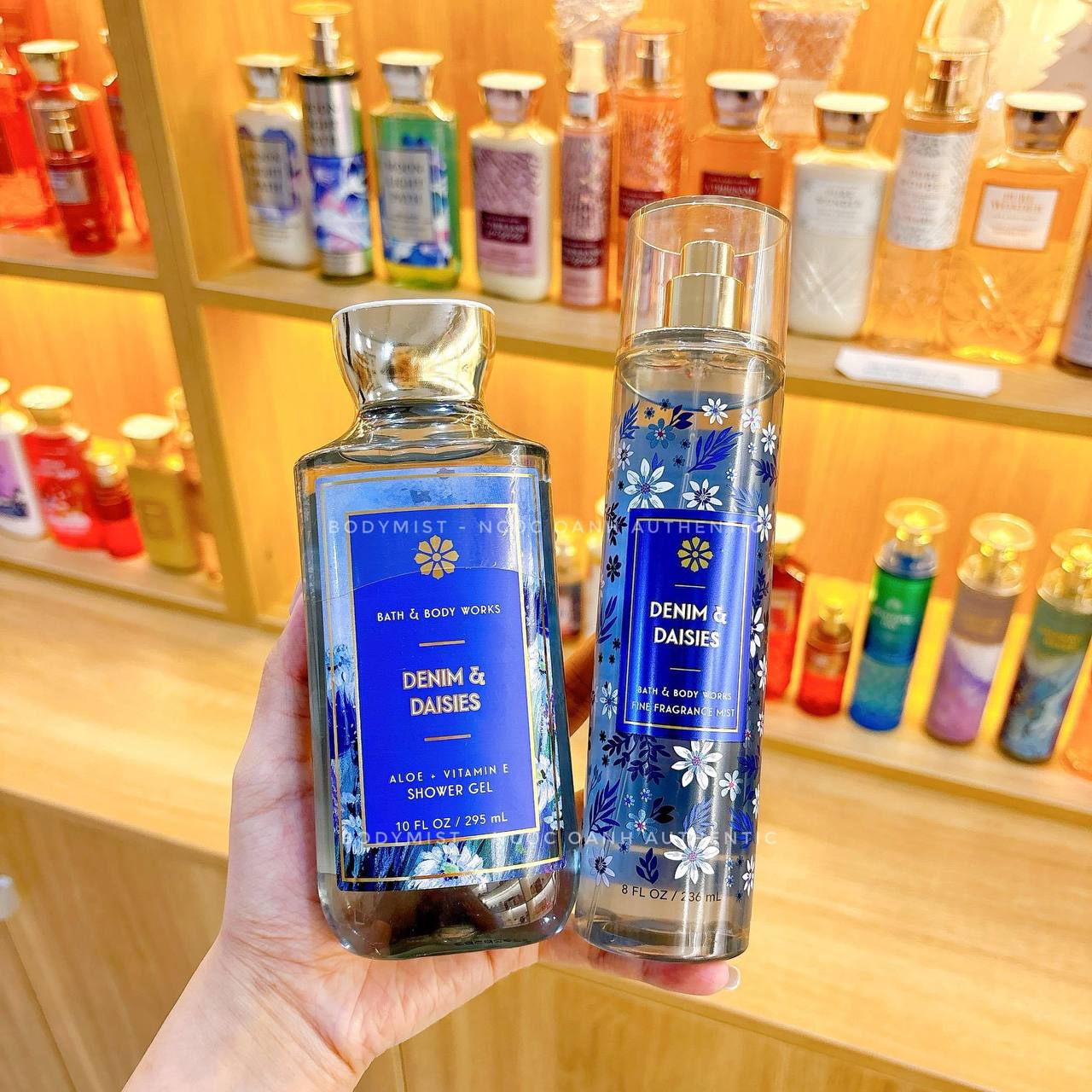 Sữa tắm Denim & Daisies - Bath and Body Works 295ml
