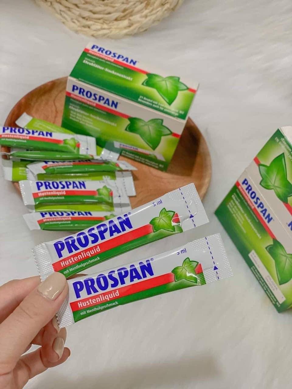 Thuốc ho Prospan Đức hộp 21 gói x 5ml