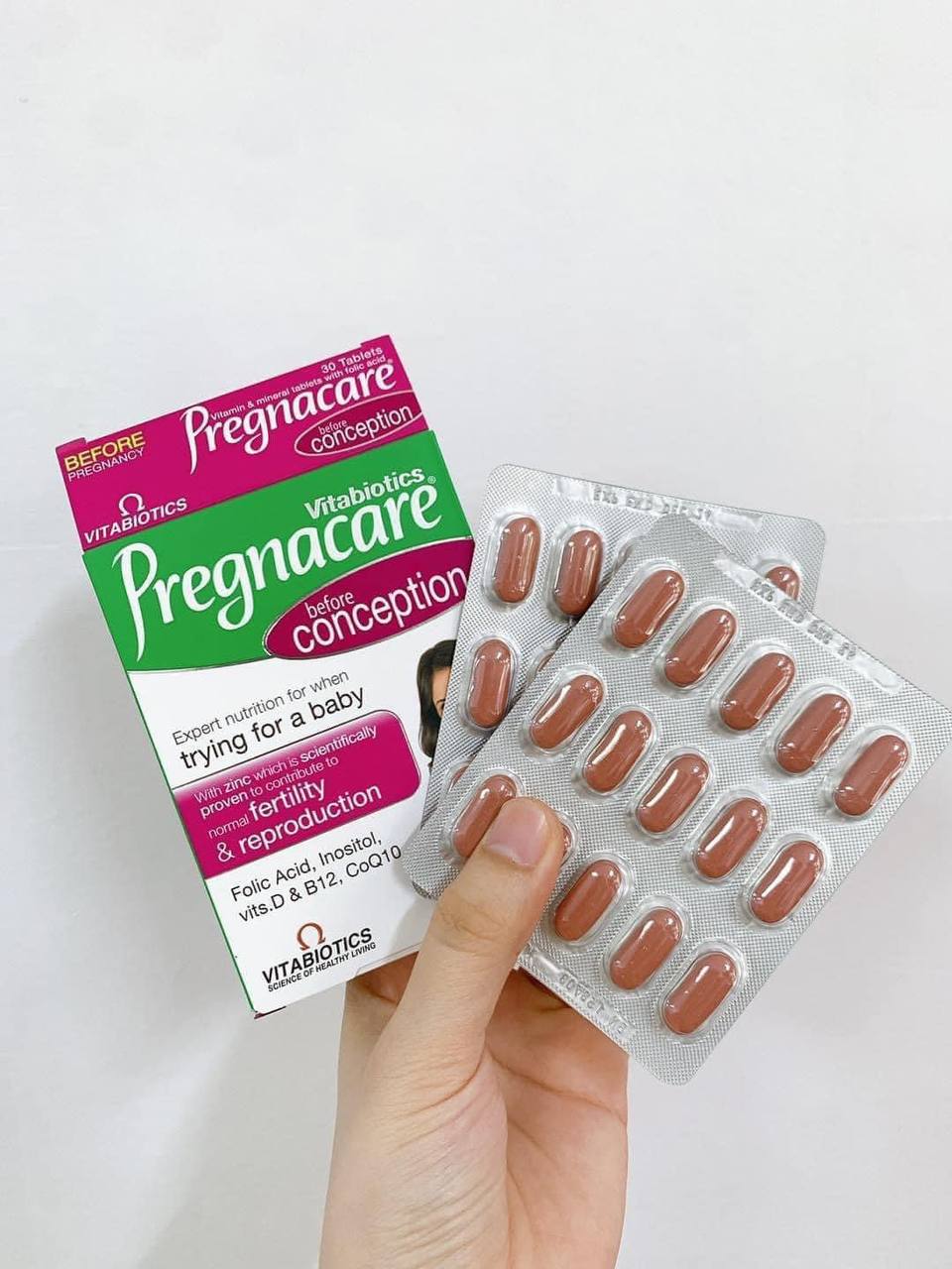 Viên uống hỗ trợ thụ thai Pregnacare Before Conception cho nữ