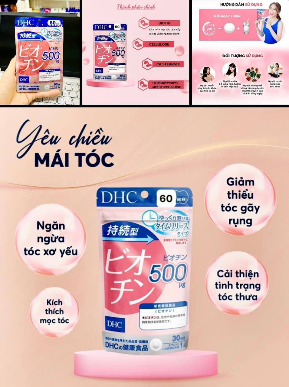 Viên uống biotin DHC Nhật Bản