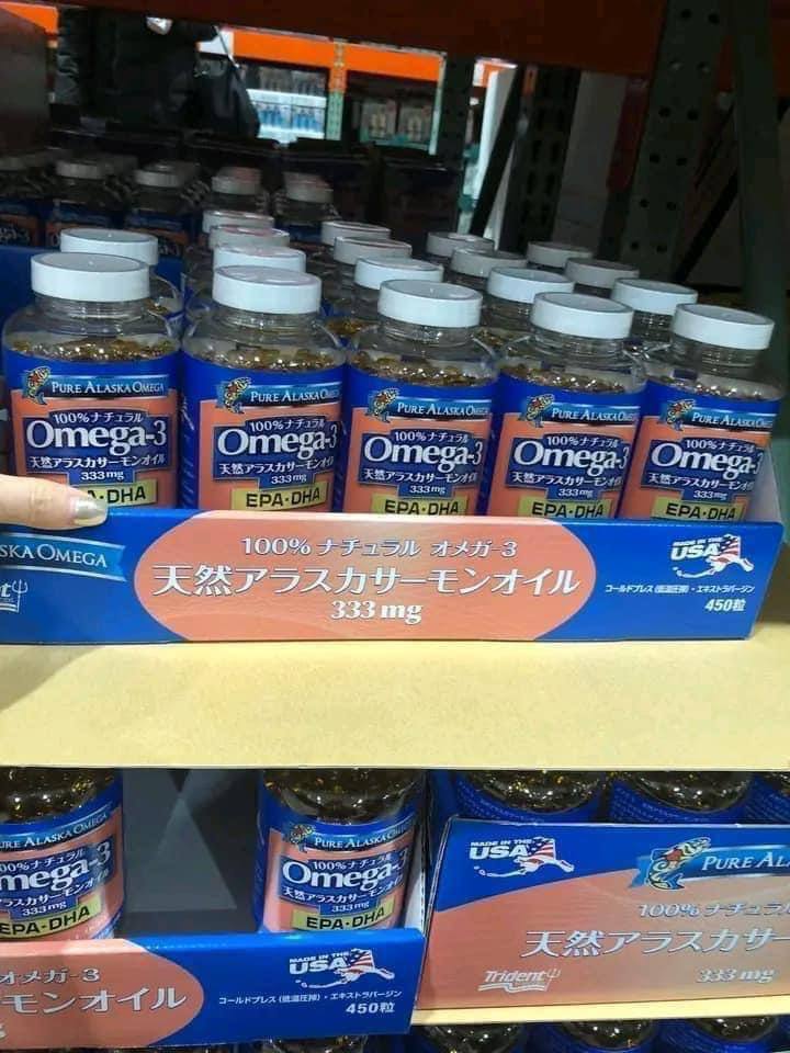 Dầu cá hồi Pure Alaska Omega 3 Nhật Bản 450 viên