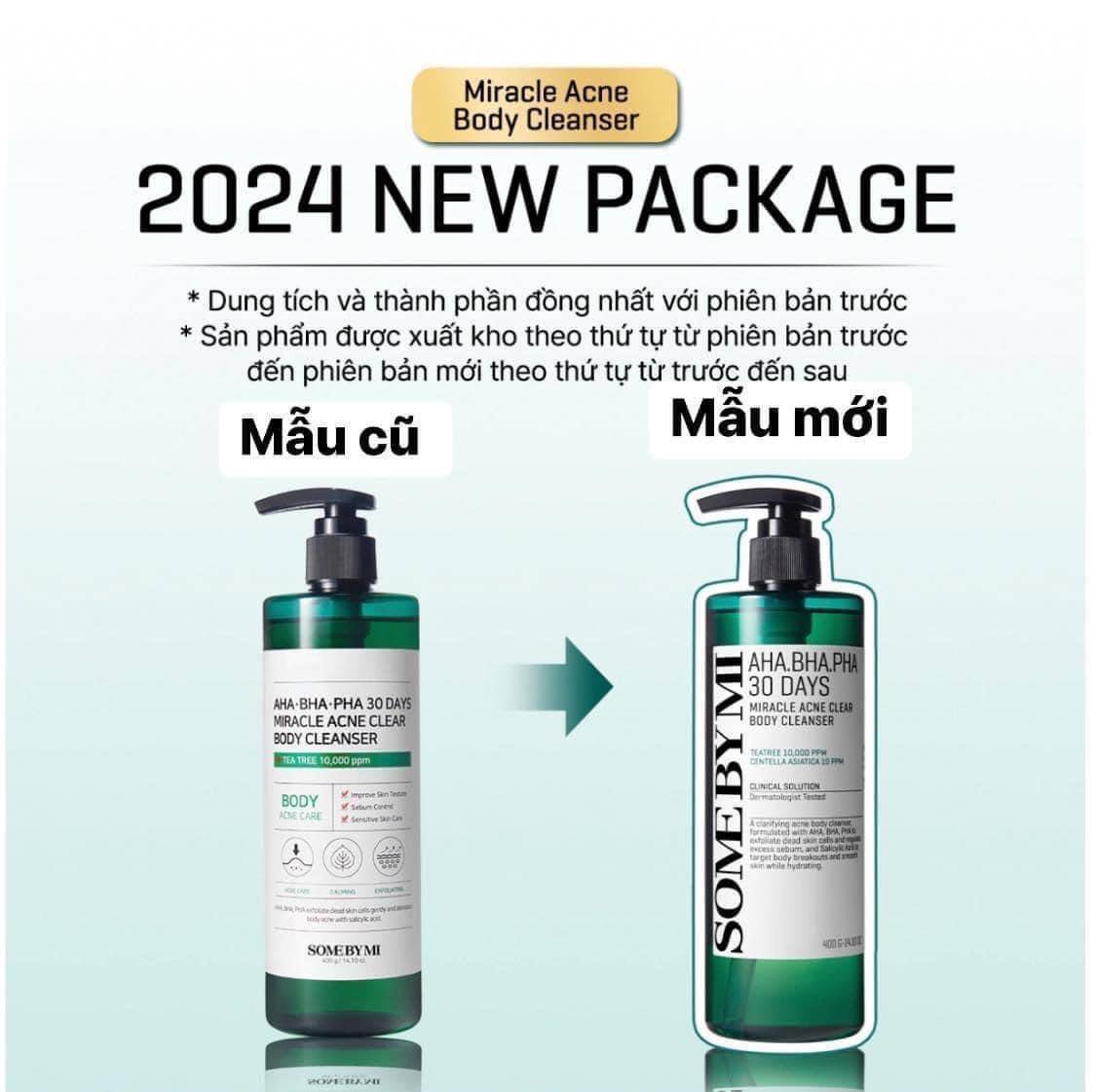 Sữa tắm trị mụn Somebymi 400gr