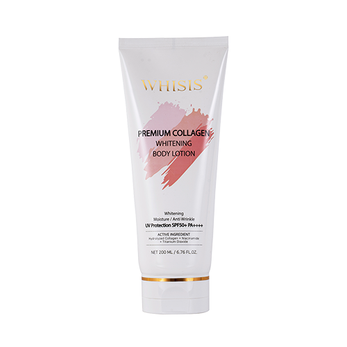 Kem Dưỡng Thể Trắng Da Chống Nắng WHISIS Premium Collagen Whitening Body Lotion 200ml