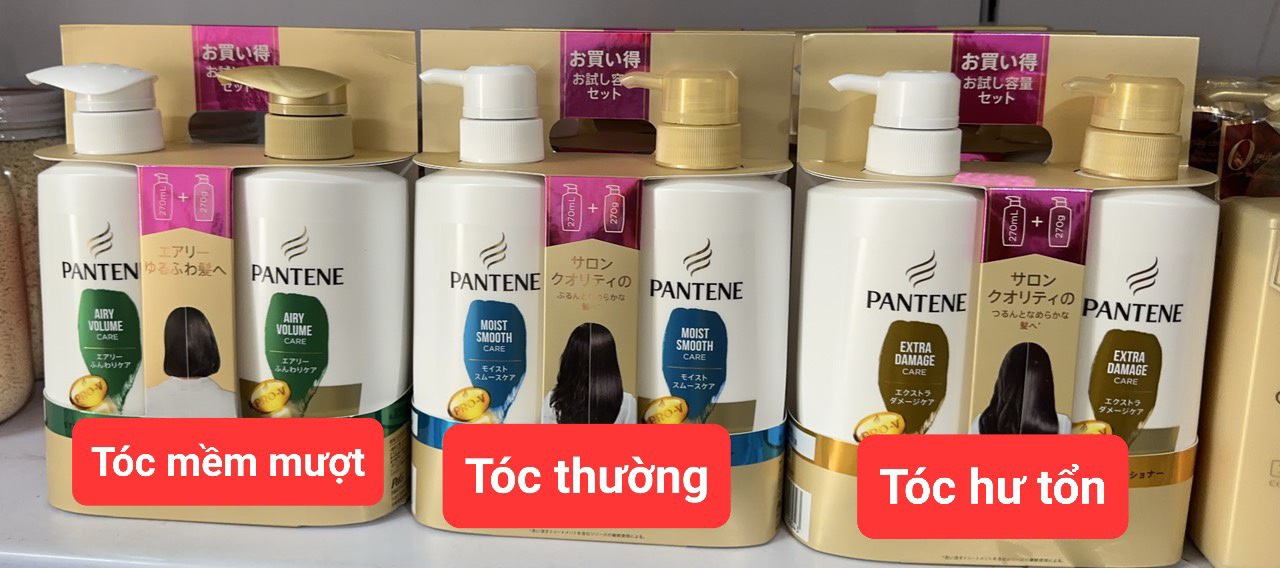 Set Dầu Gội Xả Pantene Airy Volume Màu Xanh Lá 2x270ml