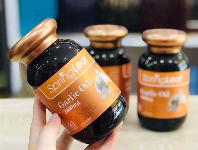 Tinh dầu tỏi Gralic Oil 3000mg SpringLeaf 365 viên của Úc