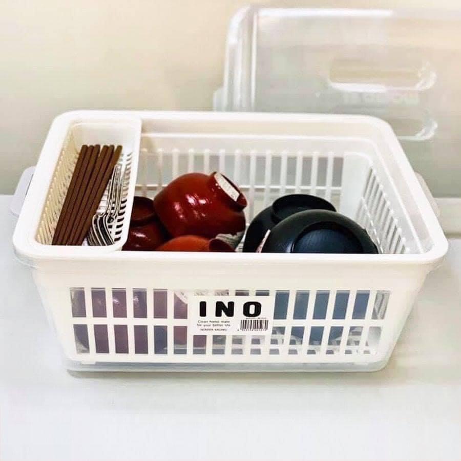 RỔ ÚP BÁT ĐĨA CÓ NẮP INOMATA NHẬT BẢN