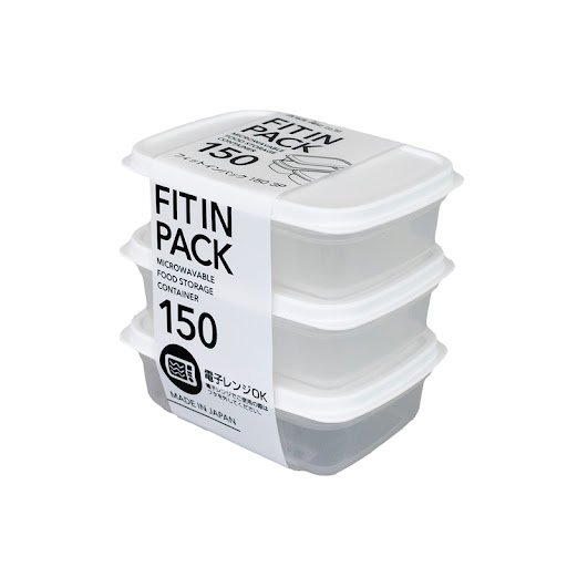 SÉT 11 HỘP NHỰA NẮP DẺO FIT IN PACK NHẬT BẢN