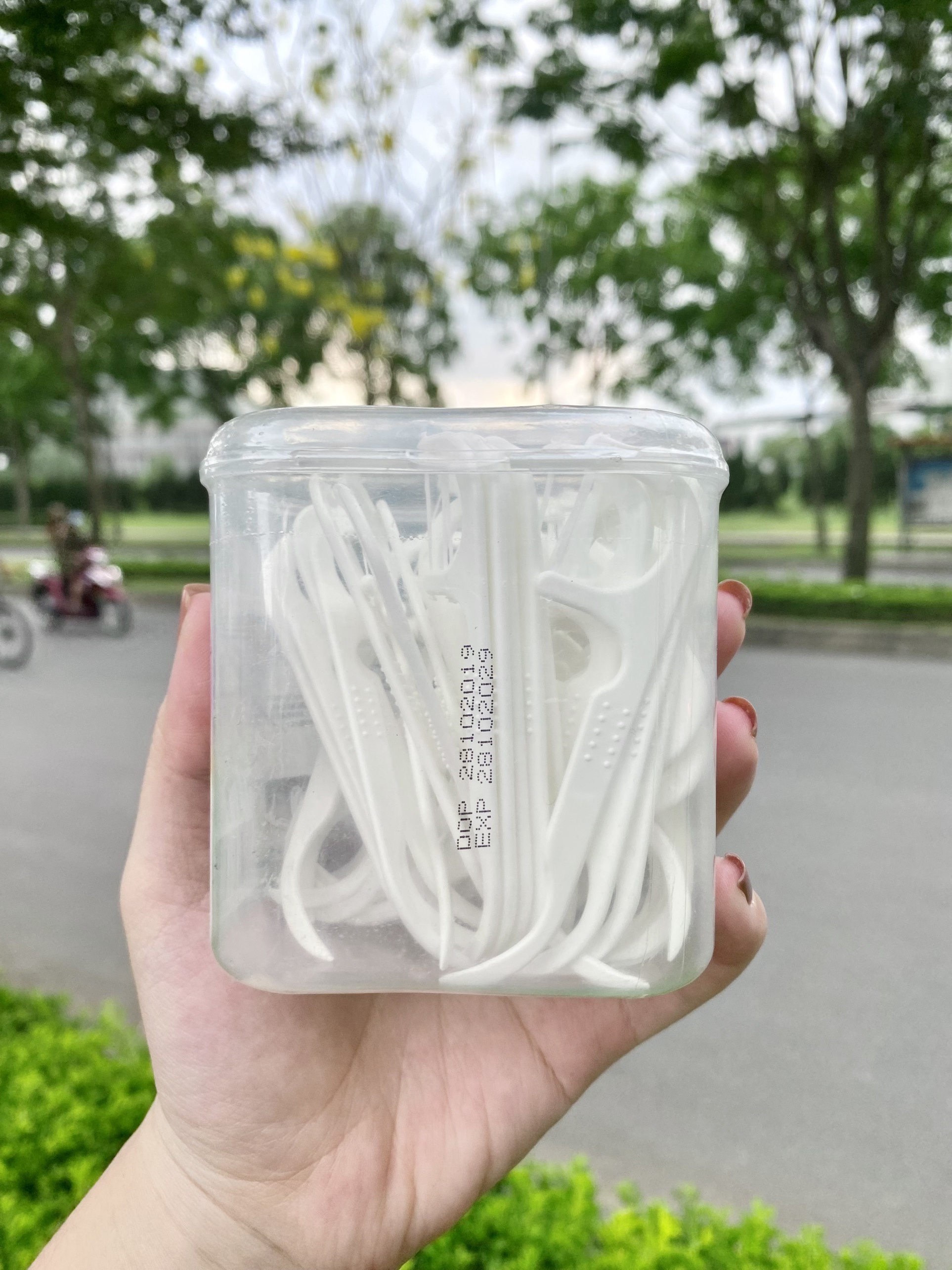 TĂM CHỈ NHA KHOA OKAMURA HỘP 40 CÂY NHẬT BẢN