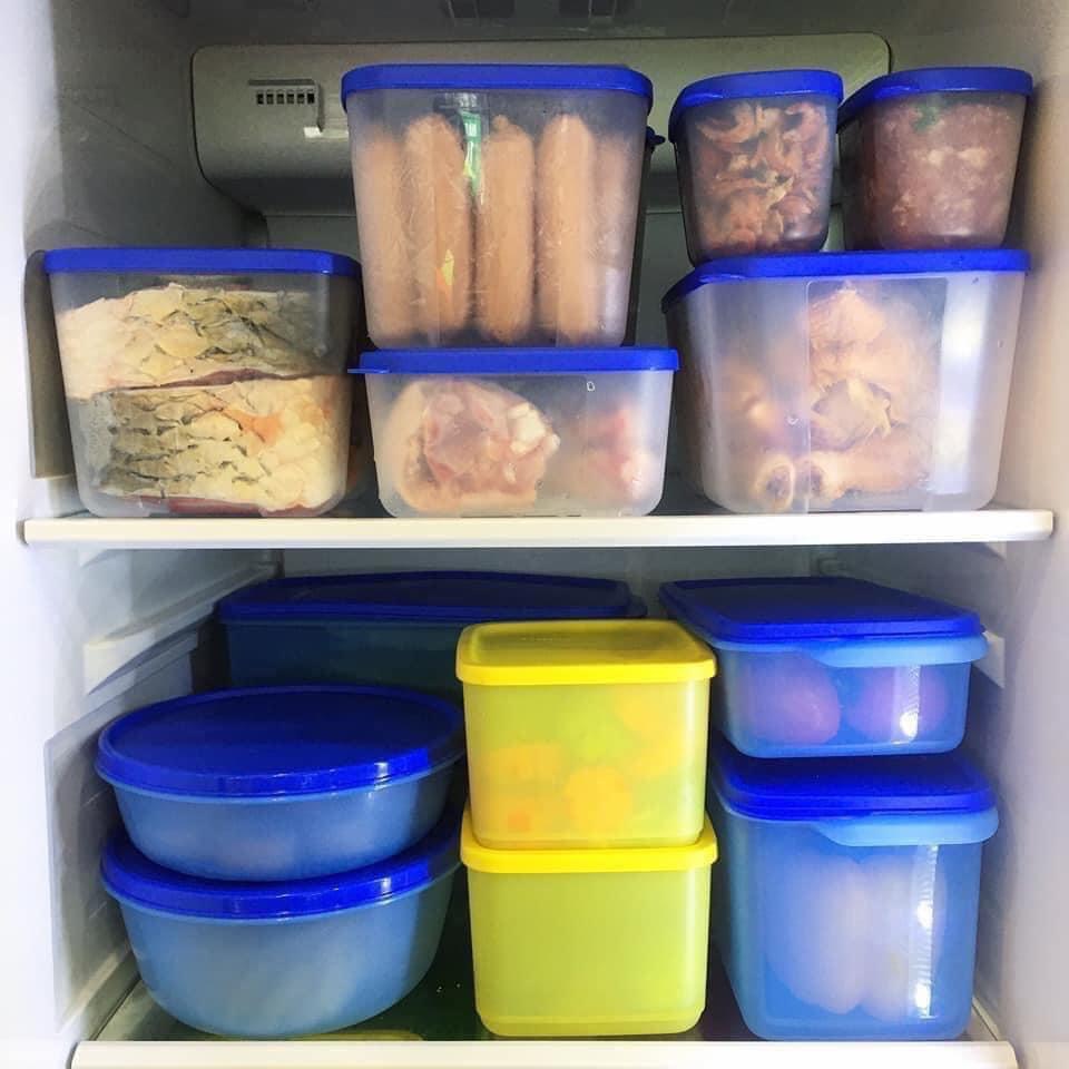 Set Mega 16 hộp Tupperware đựng thực phẩm ngăn đông, ngăn mát