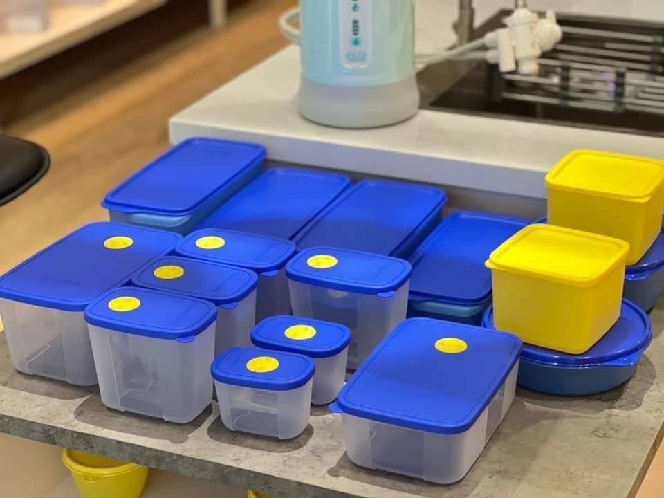 Set Mega 16 hộp Tupperware đựng thực phẩm ngăn đông, ngăn mát