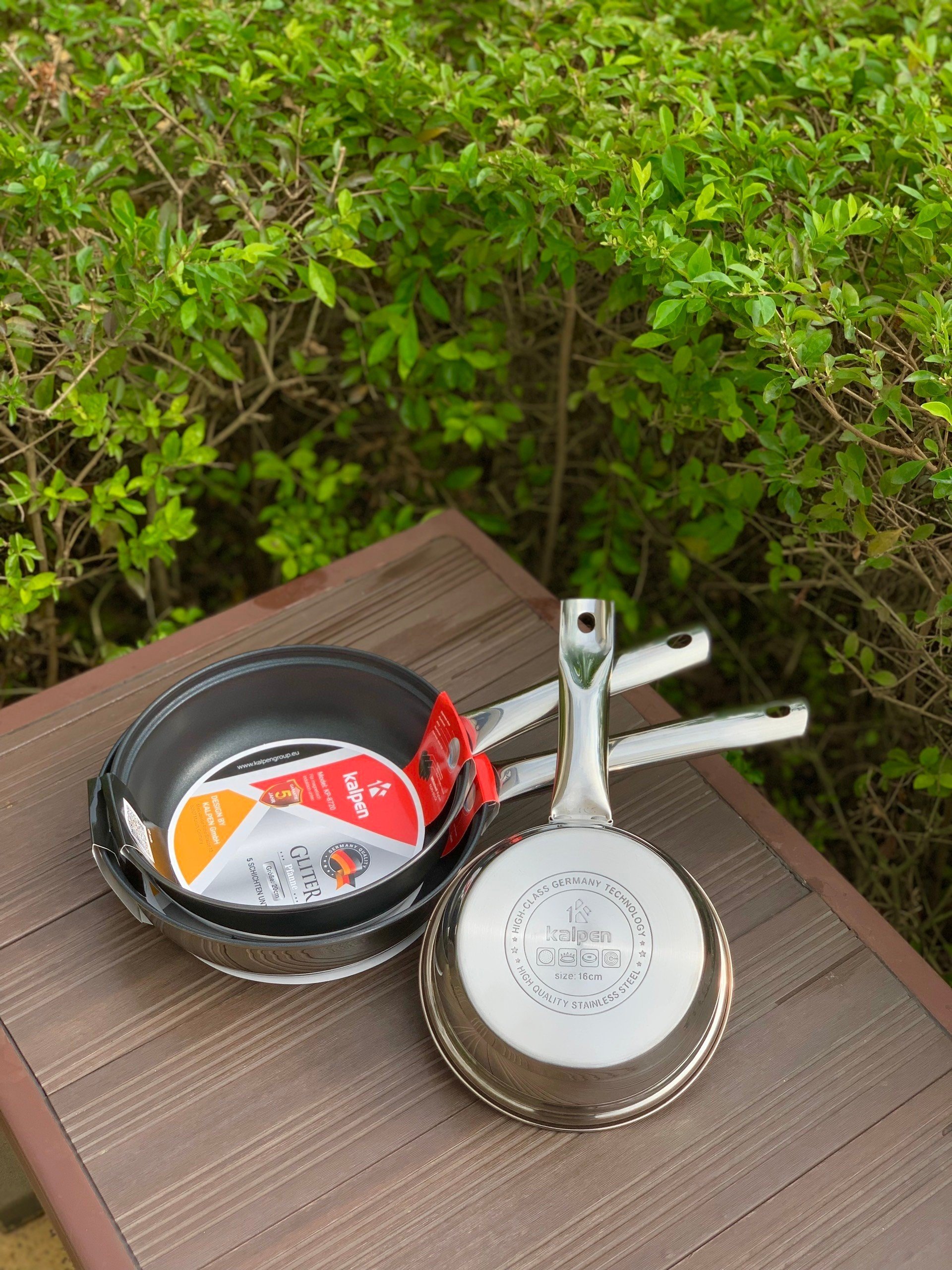 Chảo Inox 304 Chống Dính Cao Cấp 5 Đáy Kalpen