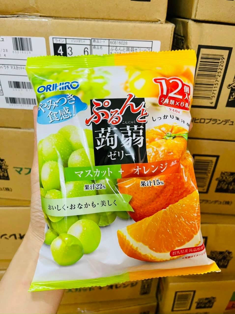 THẠCH ORIHIRO Nhật Bản cho bé Gói 12 cái