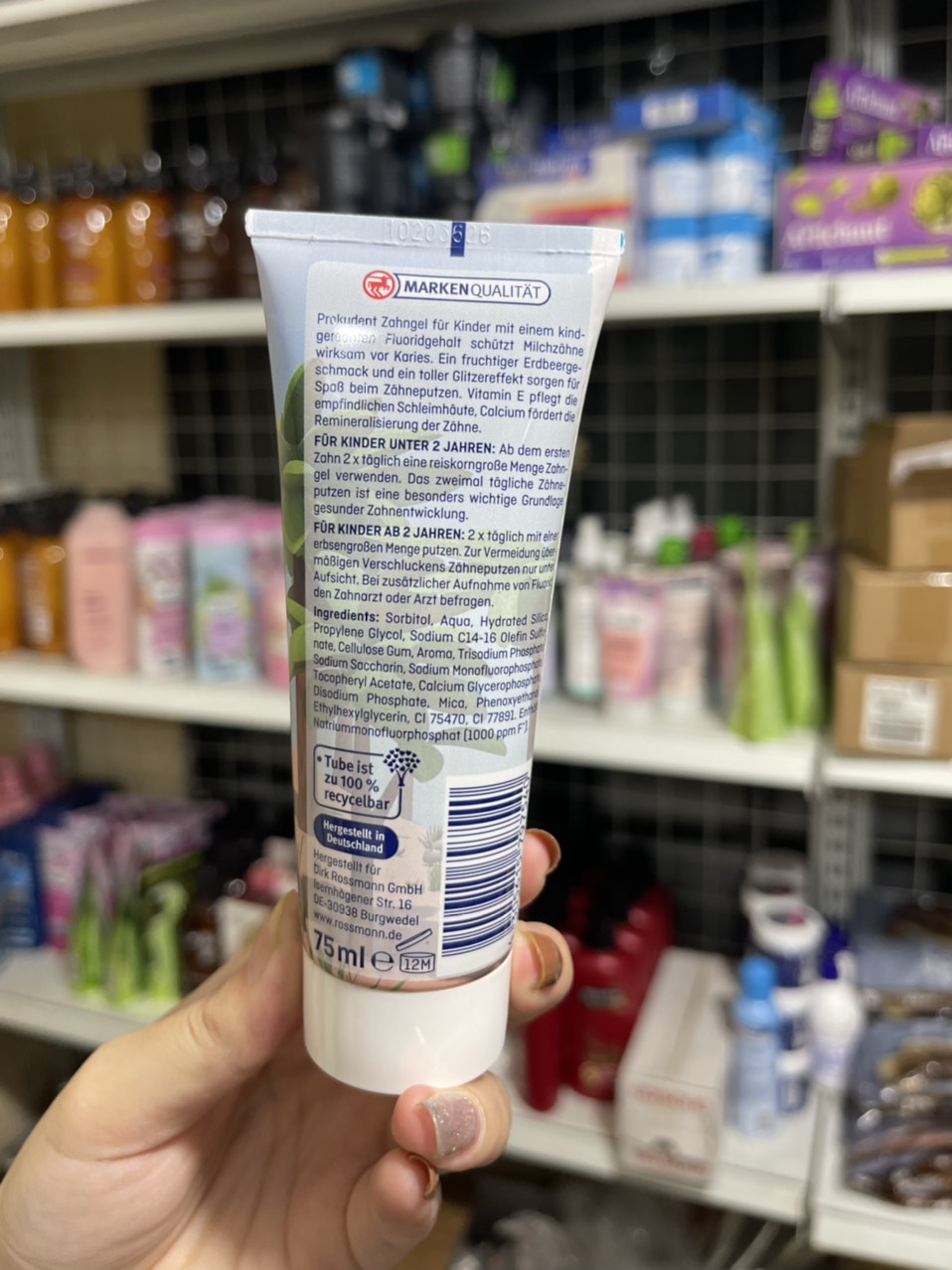 Kem đánh răng cho bé nuốt được Prokudent 75 ml