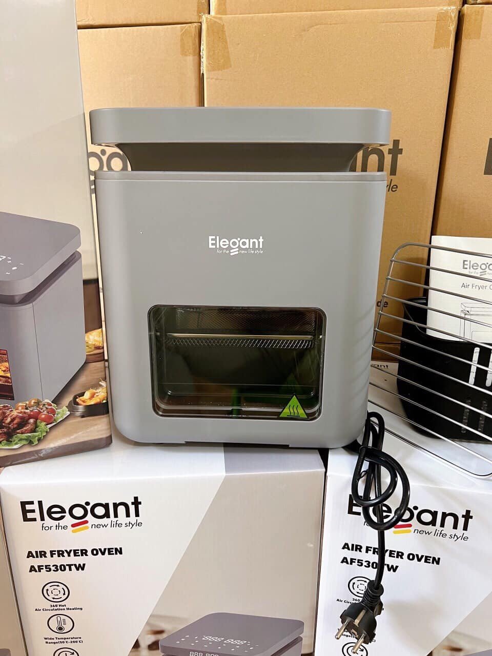 Nồi chiên không dầu ELEGANT AF530T 6L