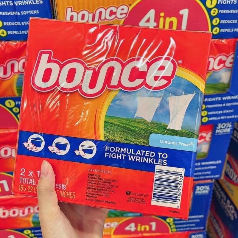 Giấy thơm Bounce Mỹ hộp 160 tờ