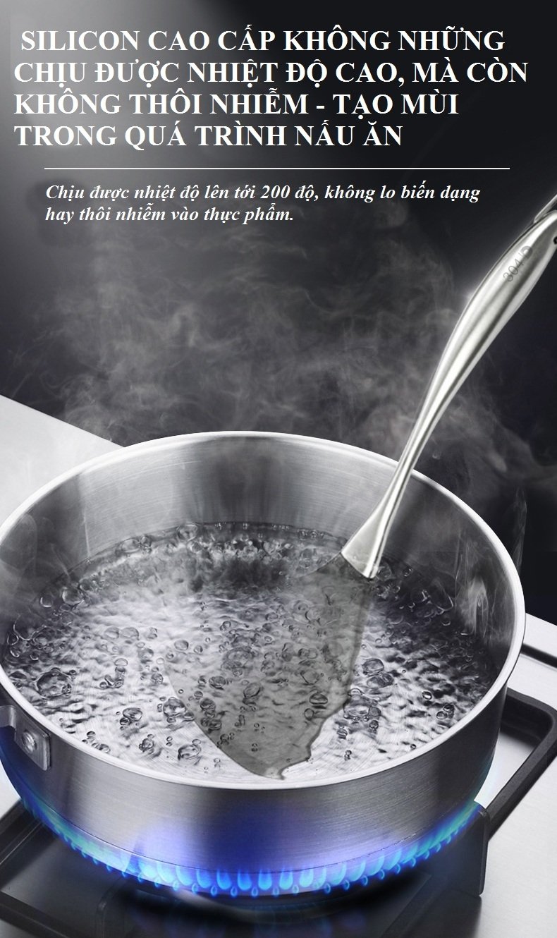 Muỗng silicon Dandihome 34x10cm