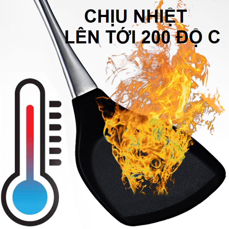 Muỗng silicon Dandihome 34x10cm