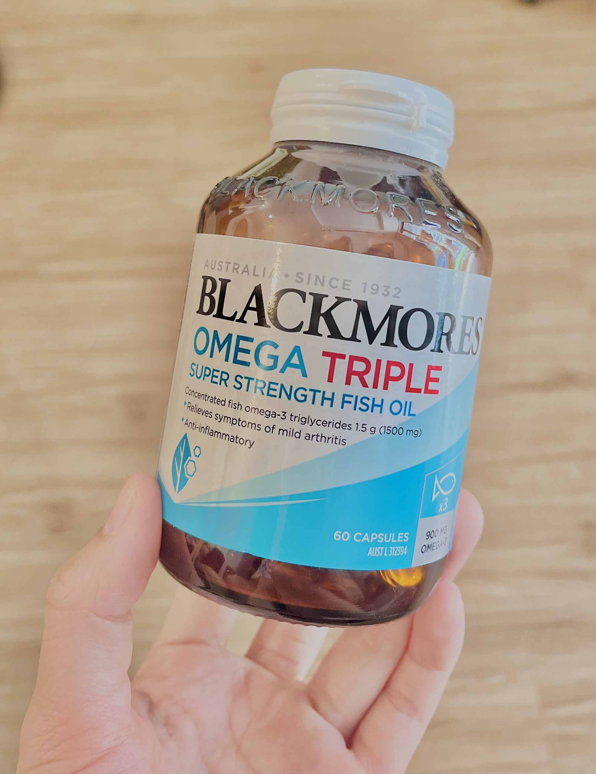 Dầu cá Omega Triple Blackmore 60 viên của Úc