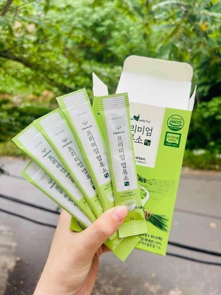 Bột Diệp Lục Organic Jeju Hàn Quốc hộp 30 gói