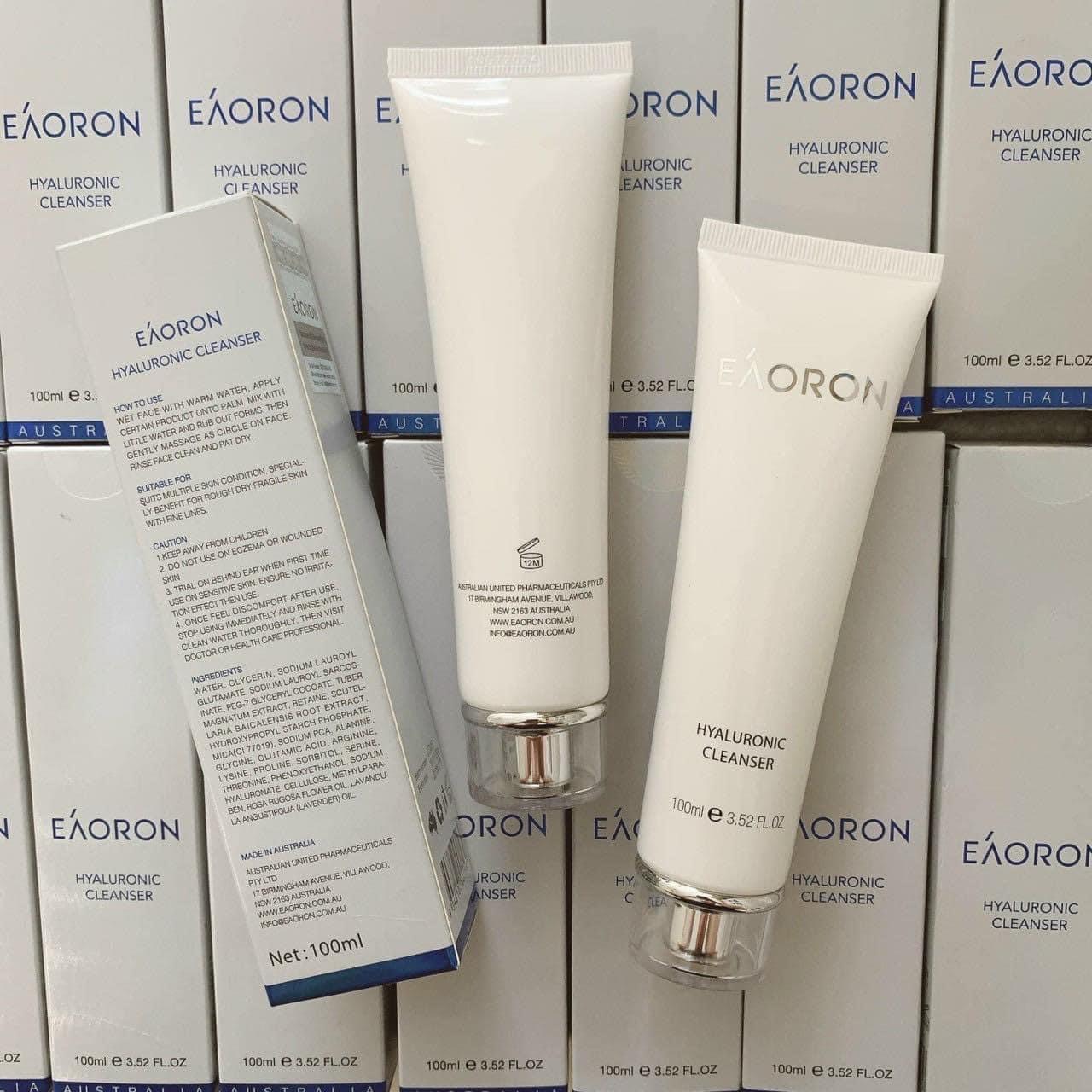 Sữa rửa mặt cấp ẩm ngậm nước Eaoron 100ml của Úc