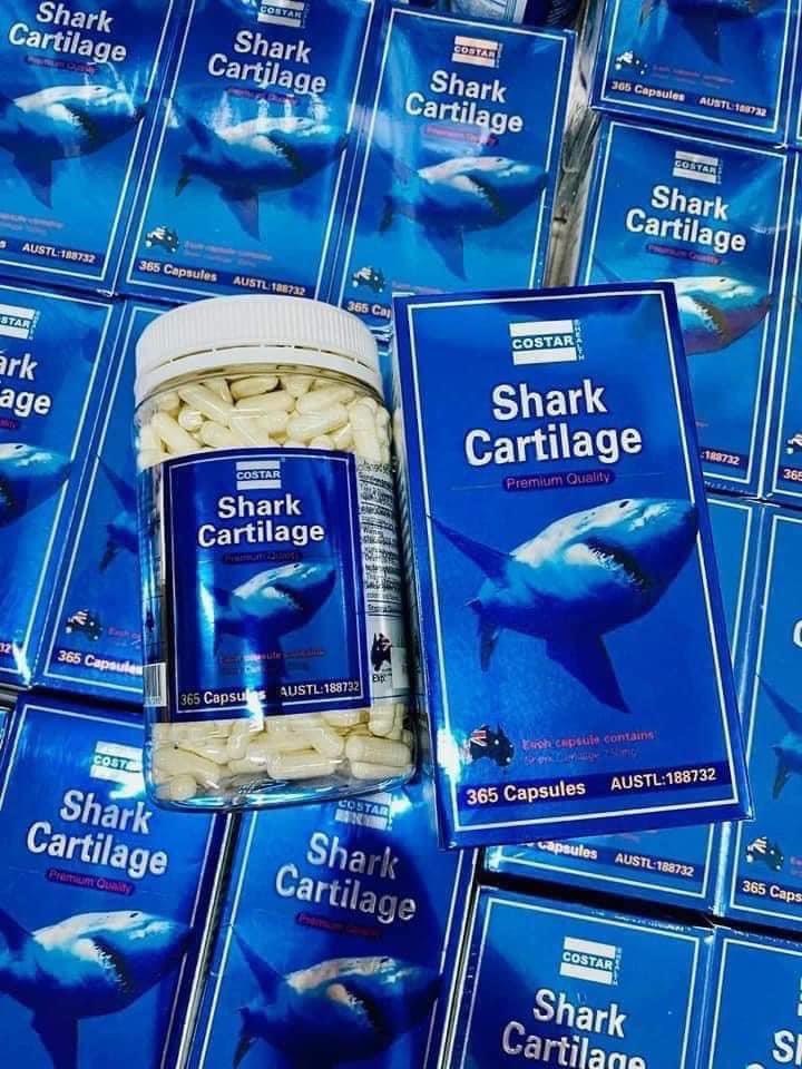 Sụn cá mập Shark Cartilage 750mg 365 viên của Úc