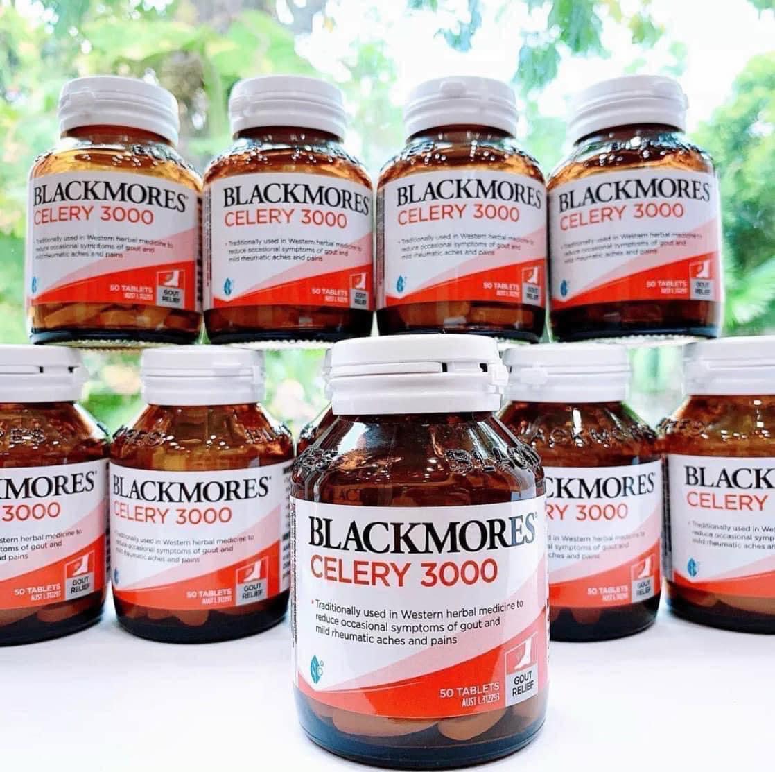 Viên uống phòng và điều trị Gout (Gút) Blackmores Celery 3000mg 50 viên của Úc