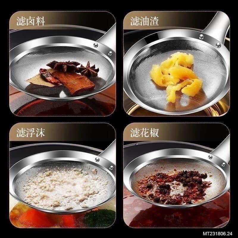 Muôi lọc rây lỗ inox 304