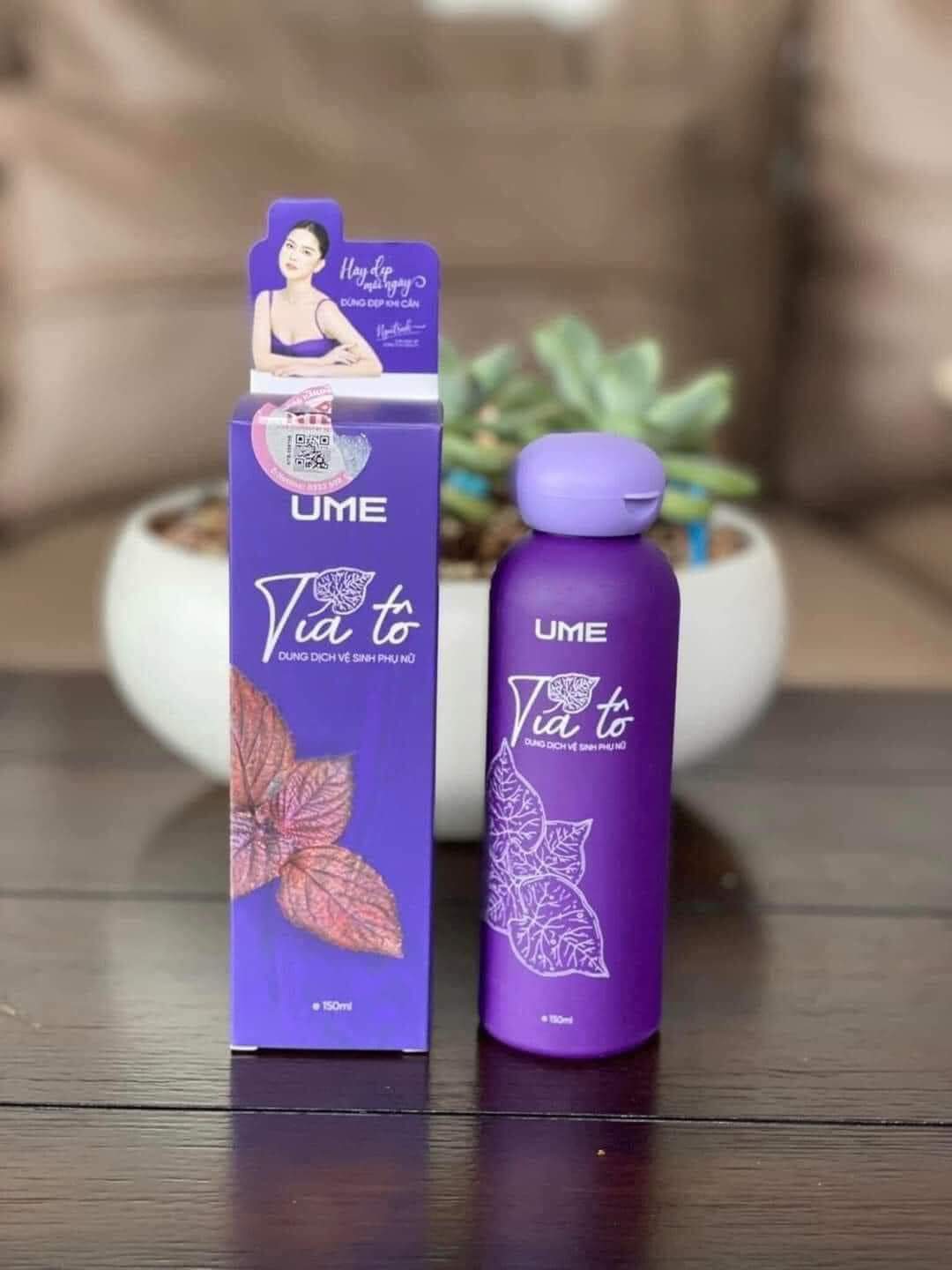 Dung Dịch Vệ Sinh Tía Tô UME 150ml