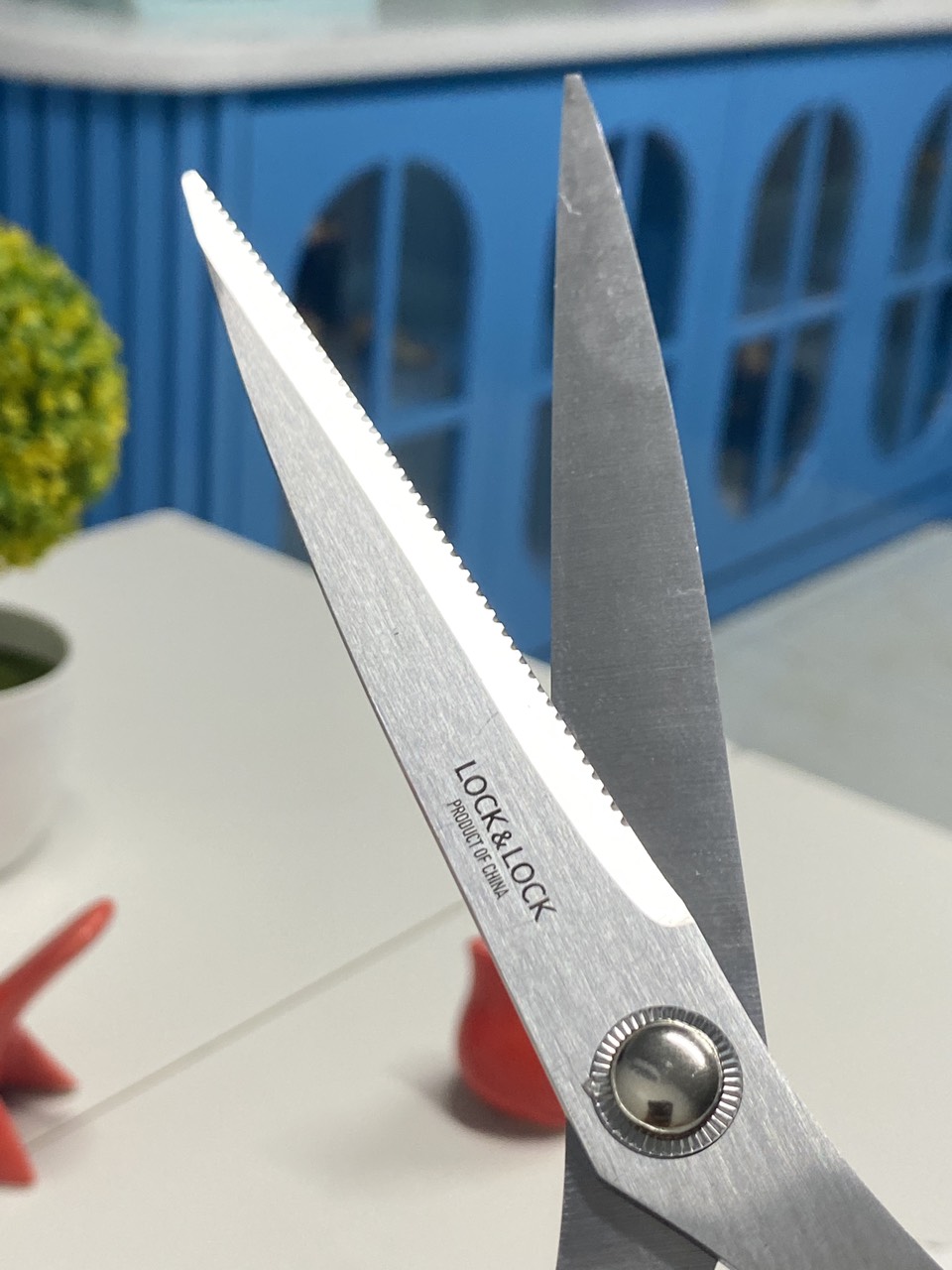 Kéo cắt thịt nướng Lock&Lock F00096 - Màu đen