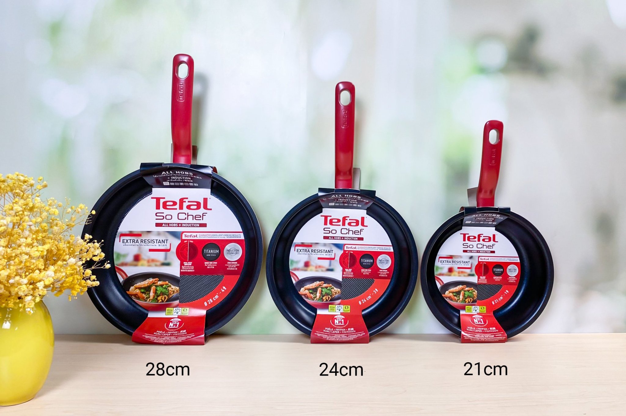 Chảo Tefal So Chef cạn lòng