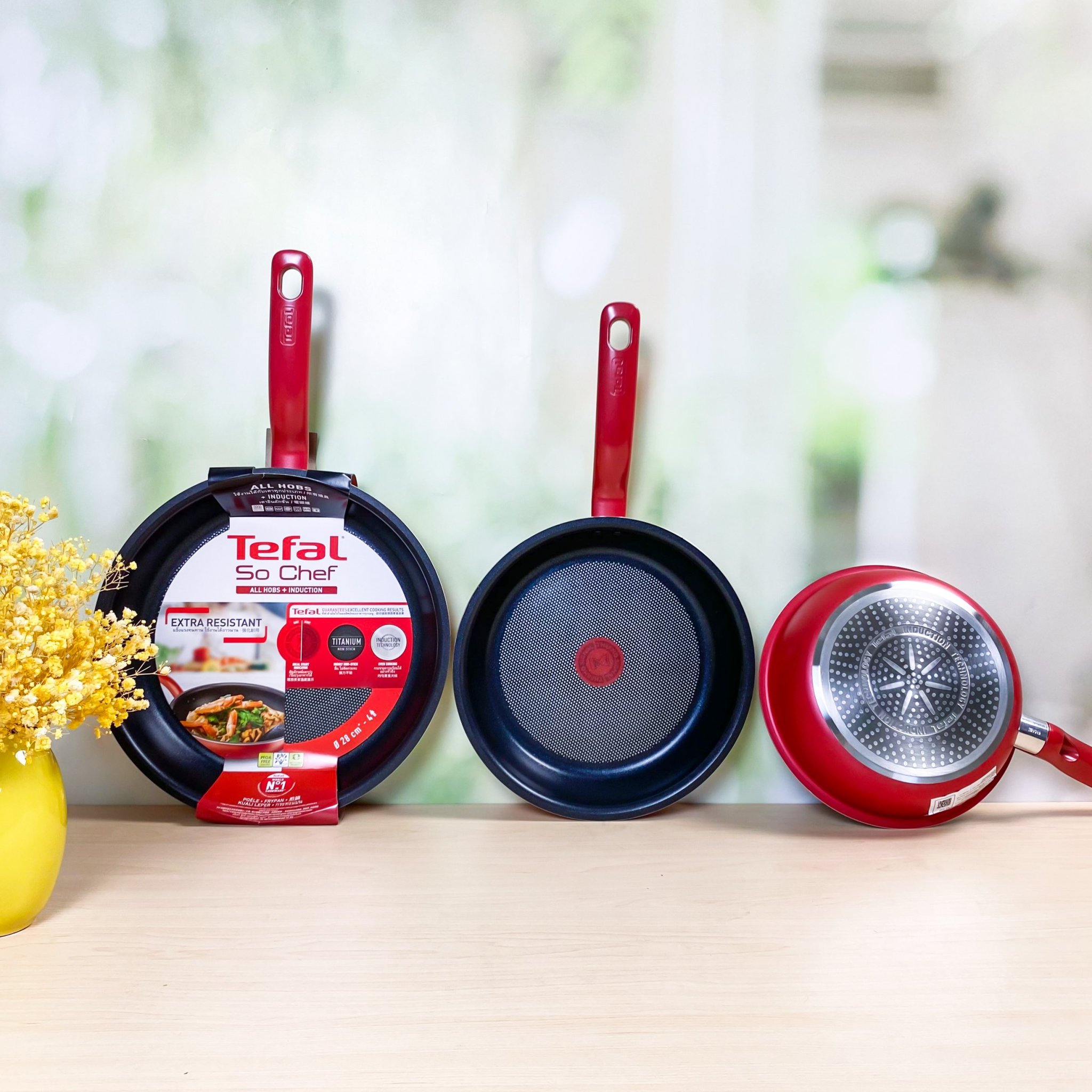 Chảo Tefal So Chef cạn lòng