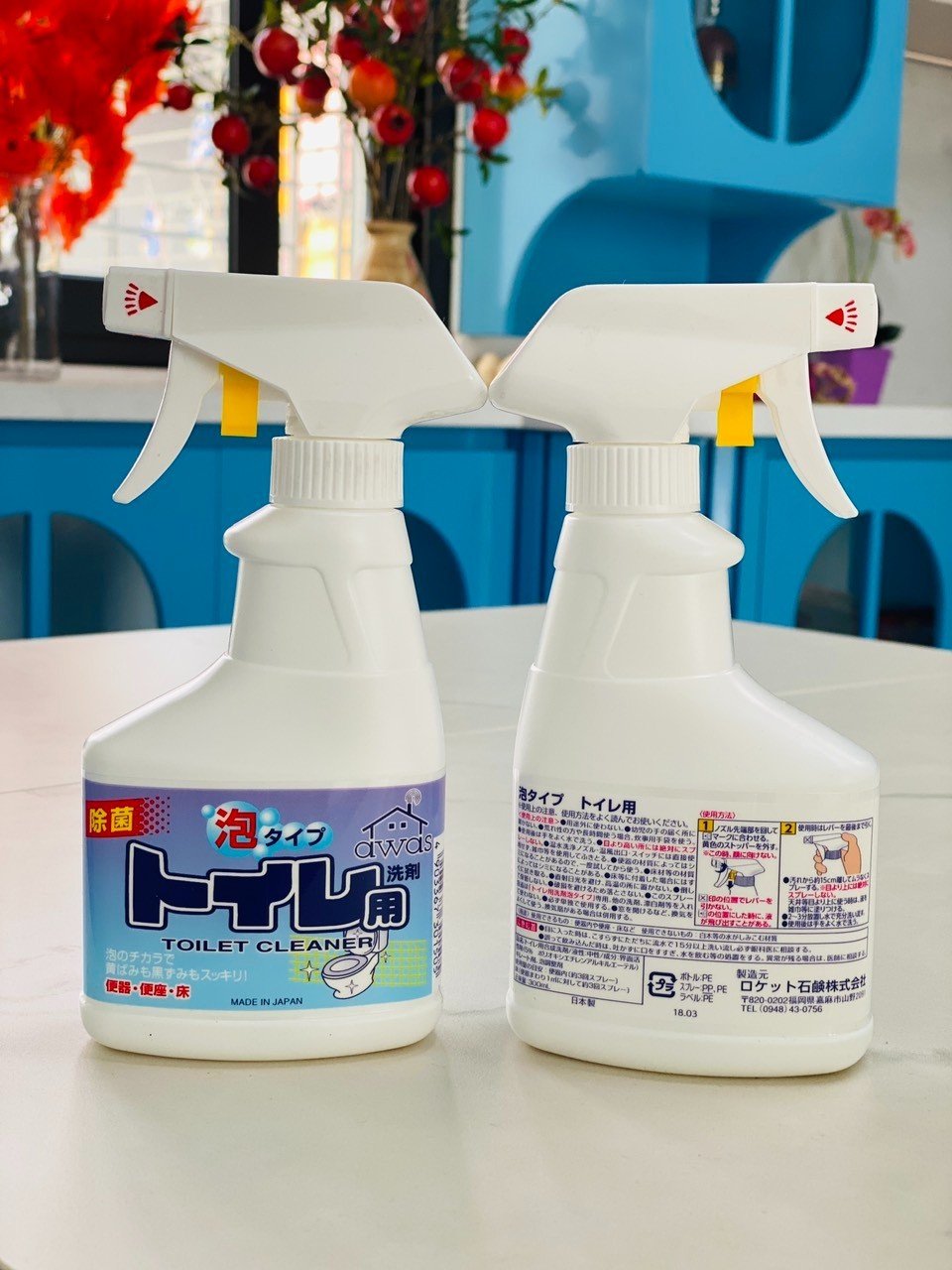 Chai xịt vệ sinh bồn cầu Rocket Nhật Bản