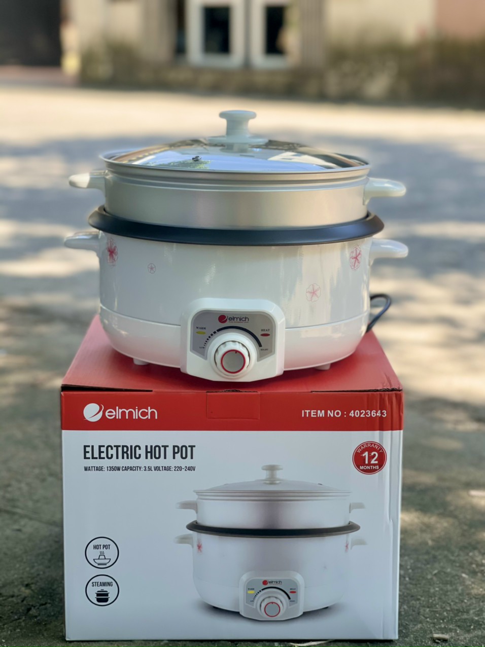 NỒI LẨU HẤP ĐIỆN ĐA NĂNG ELMICH EL3643