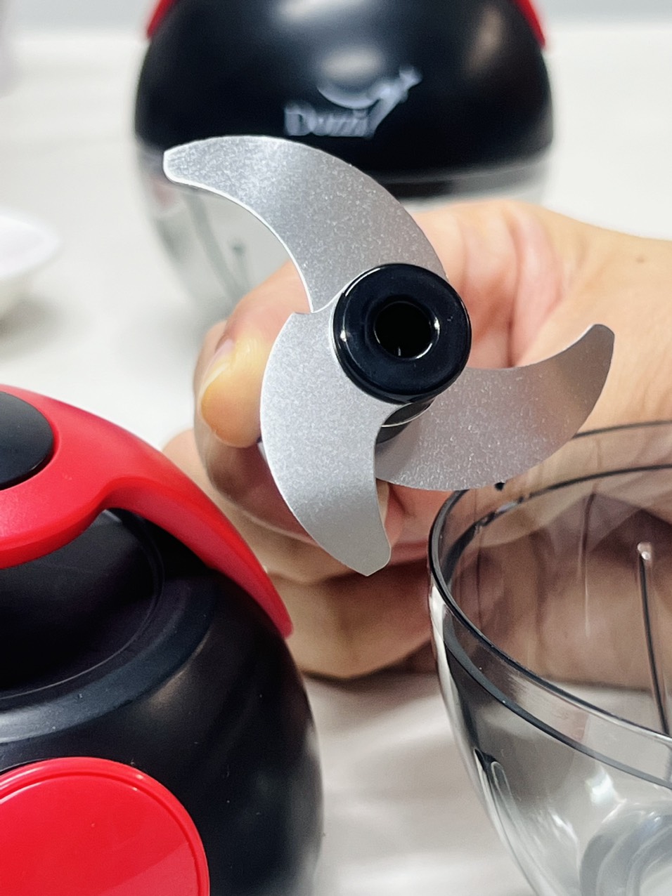 DỤNG CỤ XAY TỎI ỚT, CẮT RAU CỦ DOZZI - DZA368R 170ML