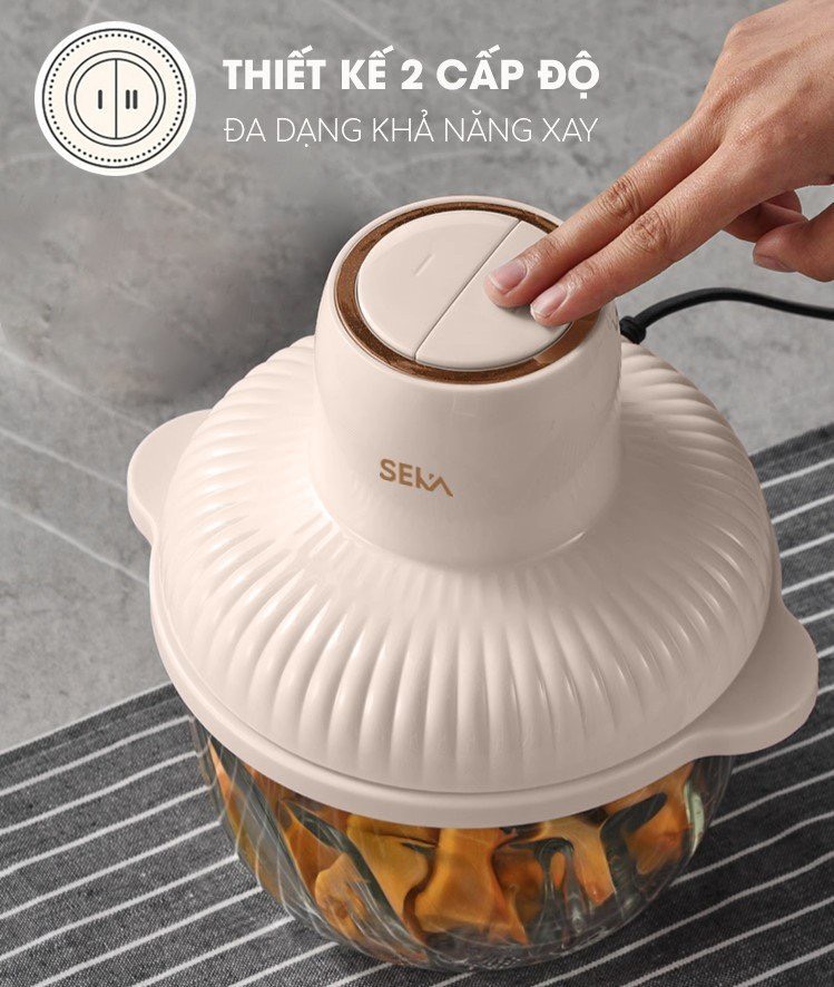 Máy Xay Thực Phẩm Đa Năng Seka 2L Công Suất Lớn 500W