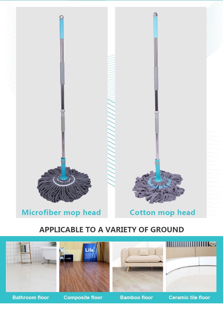 Cây lau tự vắt trợ lực xoắn tay siêu nhẹ twist mop max