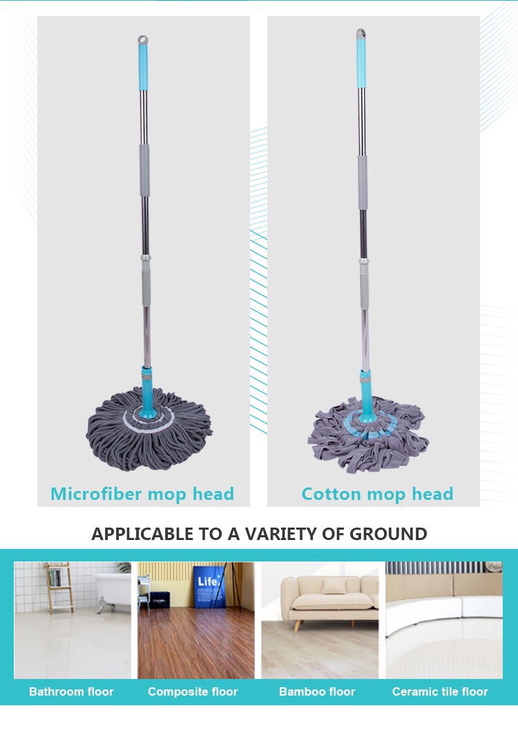 Cây lau tự vắt trợ lực xoắn tay siêu nhẹ twist mop max