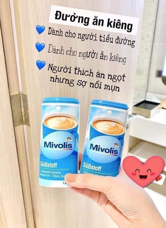 Đường ăn kiêng Mivolis Substoff 1200 viên của Đức