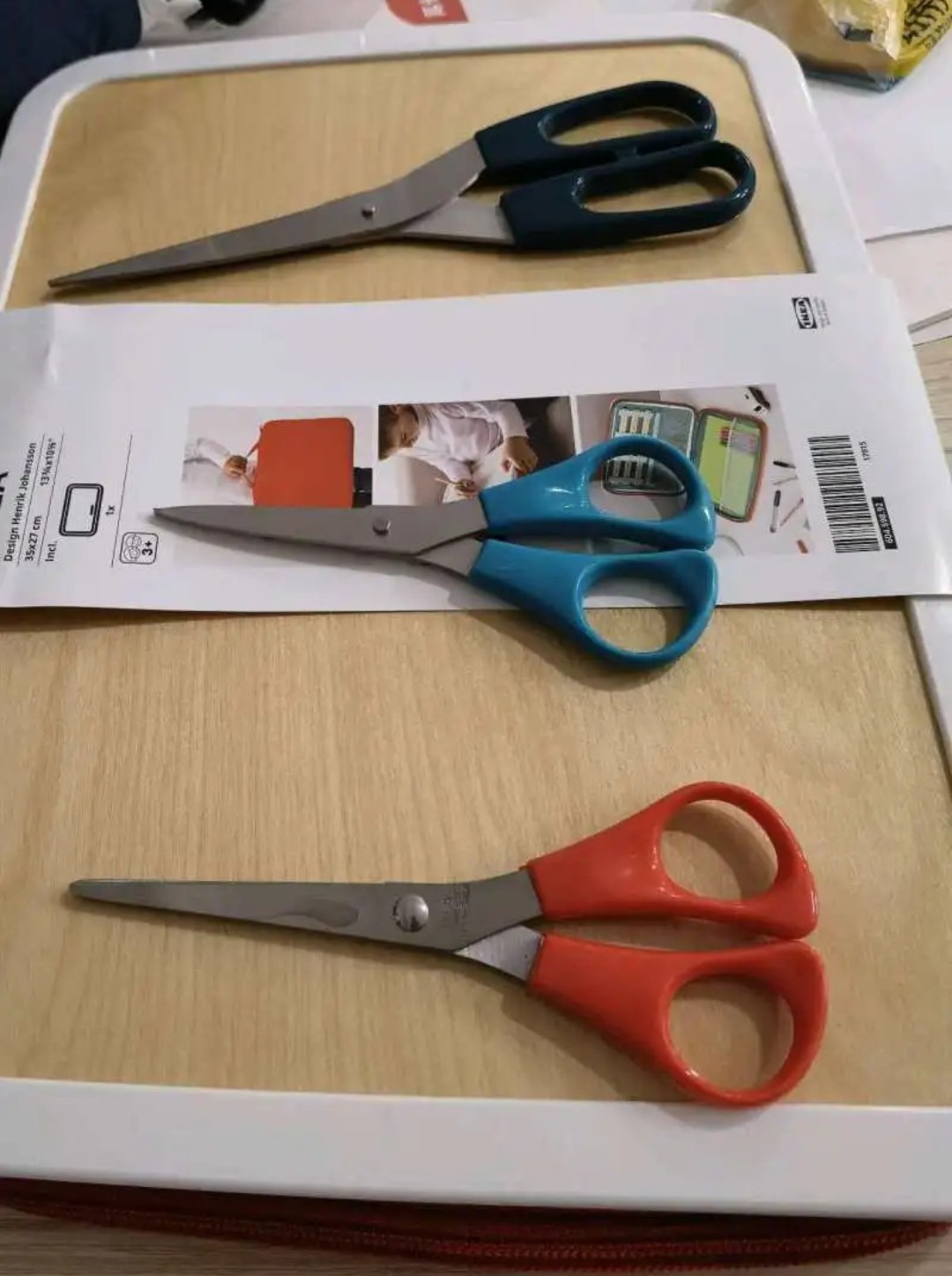 Bộ 3 kéo cắt Trojka Ikea size 14cm, 15cm, 21cm